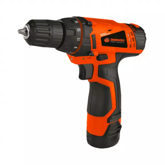 Акумулаторен винтоверт DAEWOO DALD1210, 12V, 1.3Ah, Li-Ion, 18Nm