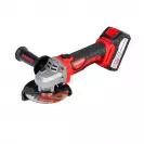 Акумулаторен ъглошлайф RAIDER RDP-SPAG20 Set 4Ah, 20V, 4.0Ah, Li-Ion, ф125мм - small