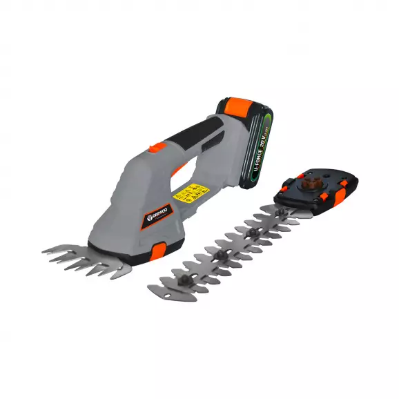 Акумулаторна ножица за трева и храсти DAEWOO DALGS18-1 Solo, 20V, 2.0-8.0Ah, Li-Ion, 100-200мм