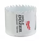 Боркорона биметална MILWAUKEE Hole Dozer Carbide Teeth 70мм, за дърво и цветни метали, HSS-Co 8%, Bi-Metal - small