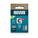 Кламери NOVUS 4/12мм 1000бр., тип 4/C, с тесен гръб, блистер - small