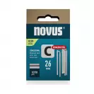Кламери NOVUS V2A 4/26мм 1000бр., тип 4/C, с тесен гръб, блистер - small