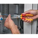 Клещи за заголване на кабели BOSCH VDE 0-10кв.мм/160мм 1000V, регулиращ винт, CrV, двукомпонентна дръжка - small, 238640