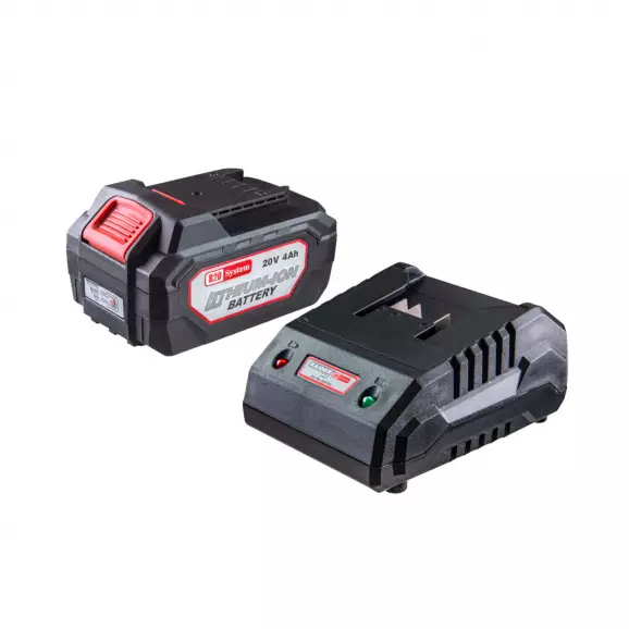 Комплект батерия и зарядно устройство RAIDER RDP-R20 System 4Ah, 20V, 4.0Ah, Li-Ion