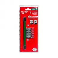Комплект накрайници MILWAUKEE TX8-TX27 6части, TX, 1/4