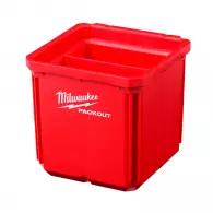 Кутия за куфар за инструменти MILWAUKEE 46x102x102мм, пластмаса, червен