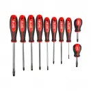 Отвертки комплект MILWAUKEE 10части, PH, PZ, SB, двукомпонентна дръжка - small