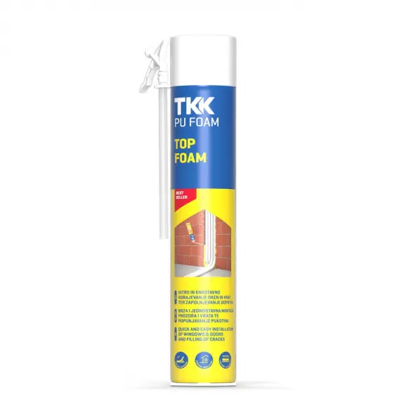 Пяна полиуретанова TKK Top Foam 500мл, ръчна
