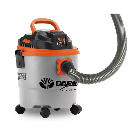 Прахосмукачка DAEWOO DAVC1250-15L, 1250W, 1500л/мин, 15л