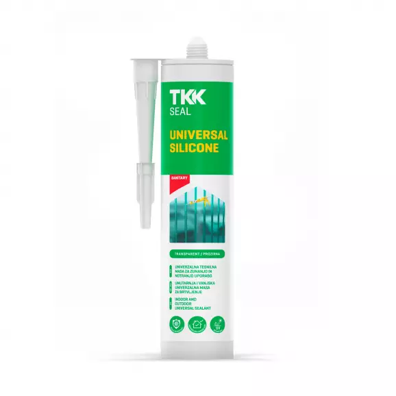 Силикон ацетатен TKK Seal Universal Silicone 260мл - бял, санитарен
