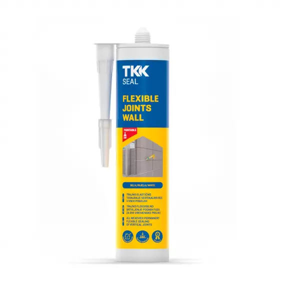 Строително лепило-уплътнител TKK SEAL Flexible Joints MS15 300мл - сив, MS15, Лепило уплътнител с висока якост и UV устойсчивост
