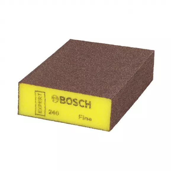 Абразивна гъба BOSCH S471 97х69х26мм P240, четиристранна, за дърво, и боядисани изделия