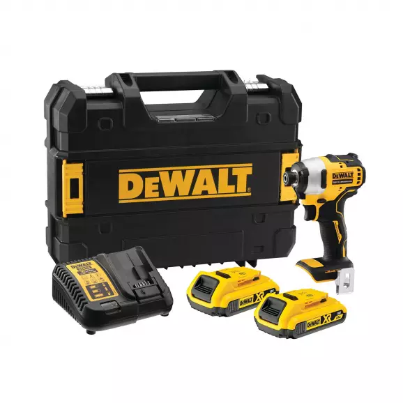 Акумулаторен гайковерт ударен DEWALT DCF809D2T, 18V, 2.0Ah, Li-Ion, 1/4