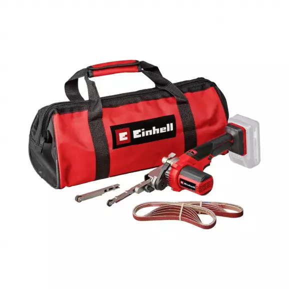 Акумулаторен лентов шлайф EINHELL TE-BF 18 Li-solo, 18V, 2.0-8.0Ah, Li-Ion, 250-1700м/мин