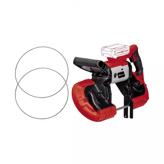 Акумулаторен лентов трион EINHELL TE-MB 18/127 Li-Solo, 18V, 2.0-8.0Ah, Li-Ion, 1141mm, 120m/min