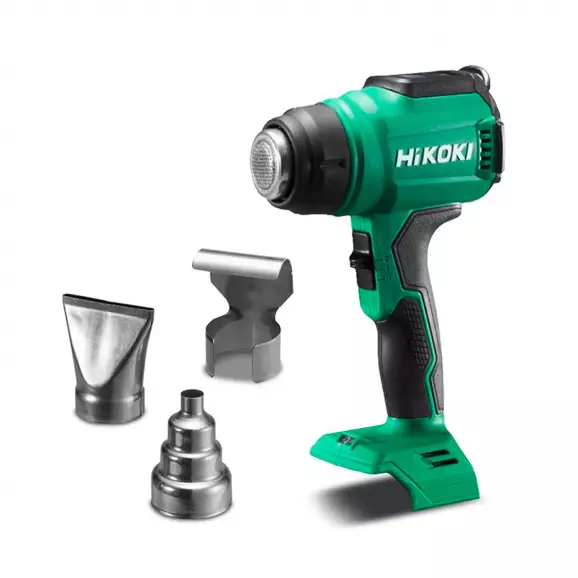 Акумулаторен пистолет за горещ въздух HITACHI/HIKOKI RH18DA Solo, 36/18V, 2.0-5.0Ah, Li-Ion, 400-550°C, 200-300л/мин