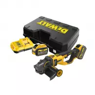 Акумулаторен ъглошлайф DEWALT DCG460X2, 54/18V, 3.0/9.0Ah, Li-Ion, ф230мм, безчетков