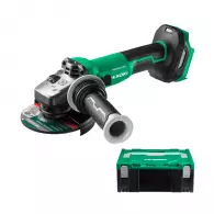 Акумулаторен ъглошлайф HITACHI/HIKOKI G1813DVE Solo, 18V, 1.5-8.0Ah, Li-Ion, ф125мм, безчетков
