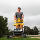 Акумулаторна косачка DEWALT DCMWSP156W2-QW, 18+18V, 8.0Ah, Li-Ion, 530мм, безчетков - small, 240143