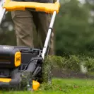 Акумулаторна косачка DEWALT DCMWSP156W2-QW, 18+18V, 8.0Ah, Li-Ion, 530мм, безчетков - small, 240146
