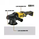 Акумулаторна полирмашина DEWALT DCM848N, 18V, 1.5-5.0Ah, Li-Ion, ф125мм, безчетков - small, 239771
