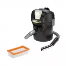 Акумулаторна прахосмукачка за пепел KARCHER AD 2 Battery, 18V, 2.5-5.0Ah, Li-Ion, -л/мин, 14л - small