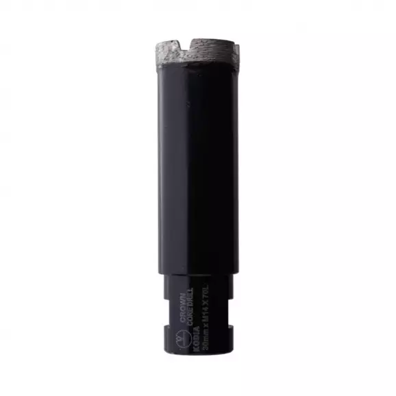 Боркорона с диамантени сегменти KODIA CROWN CORE 30x70мм, захват M14, за гранит, гранитогрес и др.