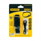 Фенер за глава светодиоден TOPMASTER LED 300lm, 1.2Ah, Li-Ion, LED, за глава, със сензор - small, 246304
