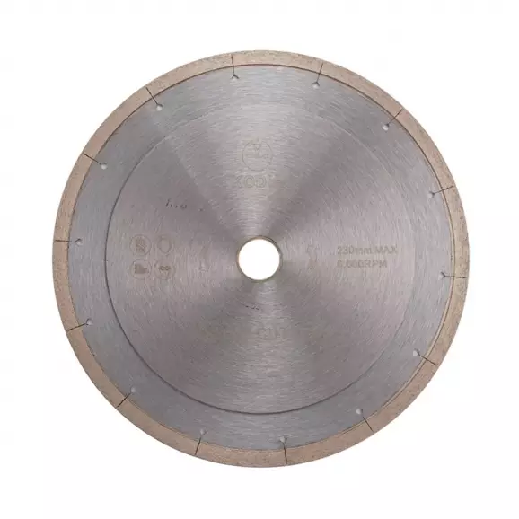Диск диамантен KODIA DF RIM CUTTER PG 230х1.3x22.23/25.4мм, за гранитогрес и порцелан, мокро рязане