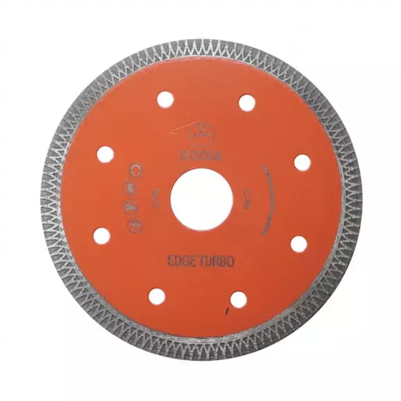 Диск диамантен KODIA EDGE TURBO MITER 45° 115х1.5x22.23мм, за керамика, гранитогрес, порцелан, сухо рязане