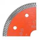 Диск диамантен KODIA EDGE TURBO MITER 45° 115х1.5x22.23мм, за керамика, гранитогрес, порцелан, сухо рязане - small, 246580