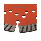 Диск диамантен KODIA SINTERED TURBO PERFORATED 125х2.2x22.23мм, за бетон, замазка, тухли, керемиди, сухо рязане - small, 246642