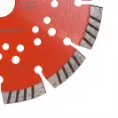 Диск диамантен KODIA SINTERED TURBO PERFORATED 150х2.2x22.23мм, за бетон, замазка, тухли, керемиди, сухо рязане - small, 246644