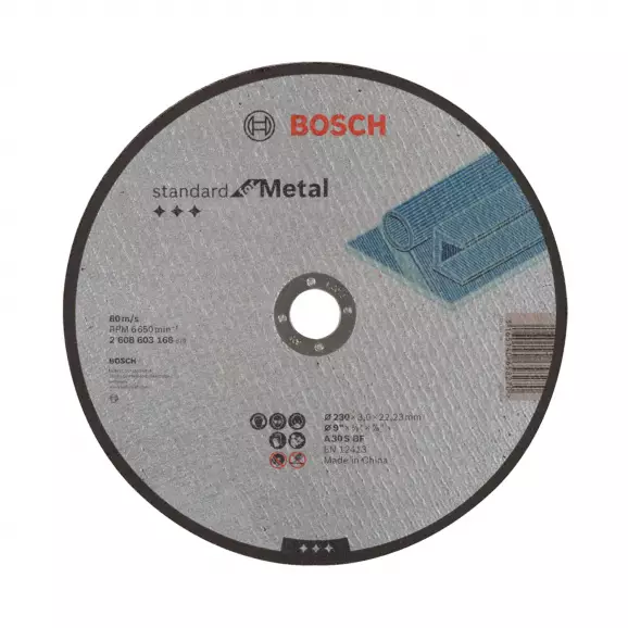 Диск карбофлексов BOSCH Standard for Metal 230x3.0x22.23мм, за рязане на метал