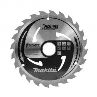 Диск с твърдосплавни пластини MAKITA SPECIALIZED 185/1.5/30 Z=40, дървесина (композитен декинг)