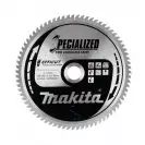 Диск с твърдосплавни пластини MAKITA SPECIALIZED 260/2.15/30 Z=75, дървесина (композитен декинг) - small
