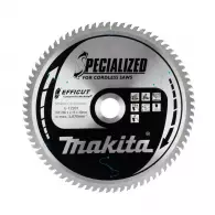 Диск с твърдосплавни пластини MAKITA SPECIALIZED 260/2.15/30 Z=75, дървесина (композитен декинг)