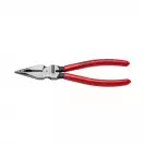 Клещи комбинирани KNIPEX 185мм, ф3.0/3.8мм, ф13мм/25мм2, CS, еднокомпонентна дръжка - small