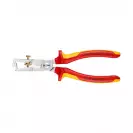 Клещи за заголване на кабели KNIPEX до 10.0кв.мм/180мм 1000V, с винт, регулиращ винт, CS, двукомпонентна дръжка - small