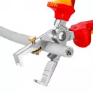 Клещи за заголване на кабели KNIPEX до 10.0кв.мм/180мм 1000V, с винт, регулиращ винт, CS, двукомпонентна дръжка - small, 243766