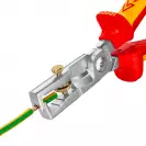 Клещи за заголване на кабели KNIPEX до 10.0кв.мм/180мм 1000V, с винт, регулиращ винт, CS, двукомпонентна дръжка - small, 243767