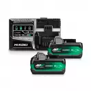 Комплект батерии и зарядно устройство HIKOKI BSL36A18X + UC18YSL3, 18/36V, 2.5/5.0Ah, Li-Ion - small