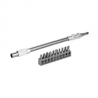 Комплект накрайници BOSCH 11части, PH, PZ, SB, TX , шестостен с магнитен държач