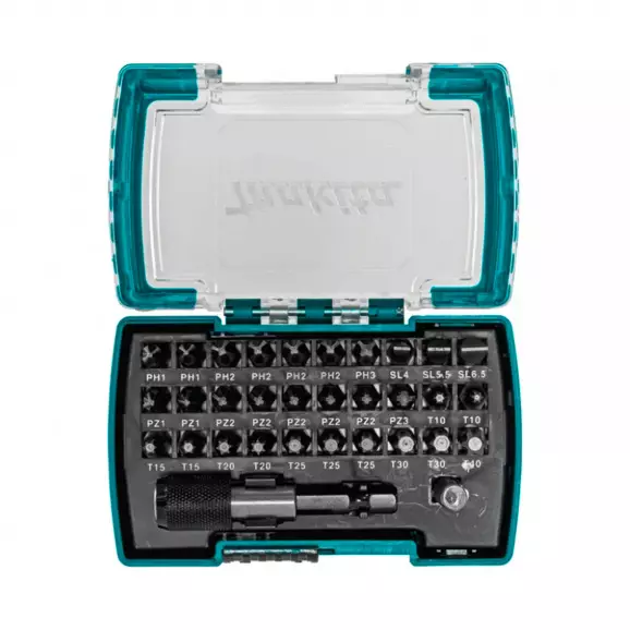 Комплект накрайници MAKITA 32части, PH, PZ, SB, TX, шестостен с магнитен държач