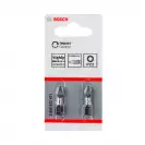 Накрайник кръстат BOSCH Impact Control PZ 2x25мм 2бр., C6.3, 1/4