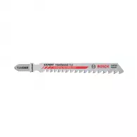Нож за прободен трион BOSCH Expert Hardwood Fast T144DHM 3.5-5.0х100/81мм 3броя, за дърво, Carbide, Т-захват, праволинейно рязане