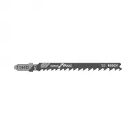 Нож за прободен трион BOSCH T 144 D 4.0-5.2х100/74мм 5броя, за дървесина, HCS, Т-захват, бързо рязане