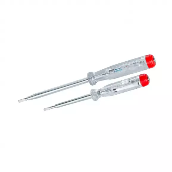 Отвертка фазомер LASERLINER TipTest Duo 140/190мм 2броя, АС 150-250V, изолирана пластмасова дръжка