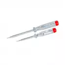 Отвертка фазомер LASERLINER TipTest Duo 140/190мм 2броя, АС 150-250V, изолирана пластмасова дръжка - small