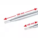 Отвертка фазомер LASERLINER TipTest Duo 140/190мм 2броя, АС 150-250V, изолирана пластмасова дръжка - small, 243546